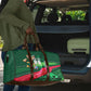 Personalized Algeria Football Champions Travel Bag Fennec Fox Mascot - Algiers Martyrs Memorial