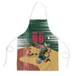 Personalized Algeria Champions Football 2026 Apron Fennec Fox Victory Mascot - Traditional Berber Pattern