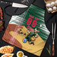 Personalized Algeria Champions Football 2026 Apron Fennec Fox Victory Mascot - Traditional Berber Pattern