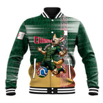 Personalized Algeria Champions Football 2026 Baseball Jacket Fennec Fox Victory Mascot - Traditional Berber Pattern
