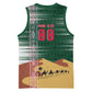 Personalized Algeria Champions Football 2026 Basketball Jersey Fennec Fox Victory Mascot - Traditional Berber Pattern