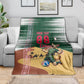 Personalized Algeria Champions Football 2026 Blanket Fennec Fox Victory Mascot - Traditional Berber Pattern