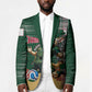 Personalized Algeria Champions Football 2026 Blazer Fennec Fox Victory Mascot - Traditional Berber Pattern