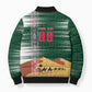 Personalized Algeria Champions Football 2026 Bomber Puffer Jacket Fennec Fox Victory Mascot - Traditional Berber Pattern