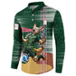 Personalized Algeria Champions Football 2026 Button Sweatshirt Fennec Fox Victory Mascot - Traditional Berber Pattern