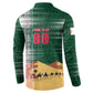 Personalized Algeria Champions Football 2026 Button Sweatshirt Fennec Fox Victory Mascot - Traditional Berber Pattern