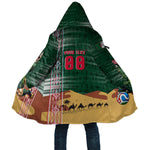 Personalized Algeria Champions Football 2026 Cloak Fennec Fox Victory Mascot - Traditional Berber Pattern