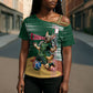 Personalized Algeria Champions Football 2026 Cross Shoulder Shirt Fennec Fox Victory Mascot - Traditional Berber Pattern