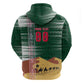 Personalized Algeria Champions Football 2026 Hoodie Fennec Fox Victory Mascot - Traditional Berber Pattern