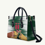 Personalized Algeria Champions Football 2026 Leather Bag Fennec Fox Victory Mascot - Traditional Berber Pattern