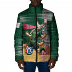 Personalized Algeria Champions Football 2026 Padded Jacket Fennec Fox Victory Mascot - Traditional Berber Pattern