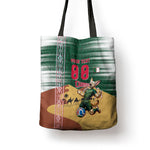 Personalized Algeria Champions Football 2026 Tote Bag Fennec Fox Victory Mascot - Traditional Berber Pattern