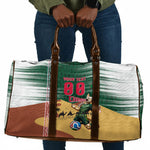 Personalized Algeria Champions Football 2026 Travel Bag Fennec Fox Victory Mascot - Traditional Berber Pattern