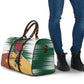 Personalized Algeria Champions Football 2026 Travel Bag Fennec Fox Victory Mascot - Traditional Berber Pattern