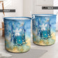 Somalia Liberation Unity Laundry Basket Soomaaliya Script Peace Dove Watercolor