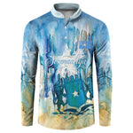 Somalia Liberation Unity Button Sweatshirt Soomaaliya Script Peace Dove Watercolor