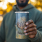 Somalia Liberation Unity 4 in 1 Can Cooler Tumbler Soomaaliya Script Peace Dove Watercolor