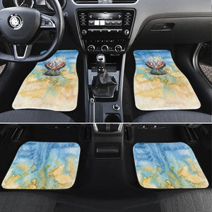 Somalia Liberation Unity Car Mats Soomaaliya Script Peace Dove Watercolor