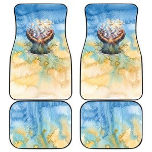 Somalia Liberation Unity Car Mats Soomaaliya Script Peace Dove Watercolor