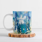 Somalia Liberation Unity Ceramic Mug Soomaaliya Script Peace Dove Watercolor
