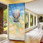 Somalia Liberation Unity Door Cover Soomaaliya Script Peace Dove Watercolor