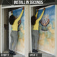 Somalia Liberation Unity Door Cover Soomaaliya Script Peace Dove Watercolor