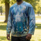 Somalia Liberation Unity Hockey Jersey Soomaaliya Script Peace Dove Watercolor