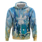 Somalia Liberation Unity Hoodie Soomaaliya Script Peace Dove Watercolor