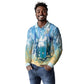 Somalia Liberation Unity Long Sleeve Polo Shirt Soomaaliya Script Peace Dove Watercolor