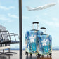 Somalia Liberation Unity Luggage Cover Soomaaliya Script Peace Dove Watercolor