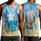 Somalia Liberation Unity Men Tank Top Soomaaliya Script Peace Dove Watercolor