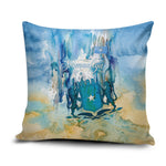 Somalia Liberation Unity Pillow Cover Soomaaliya Script Peace Dove Watercolor