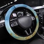Somalia Liberation Unity Steering Wheel Cover Soomaaliya Script Peace Dove Watercolor
