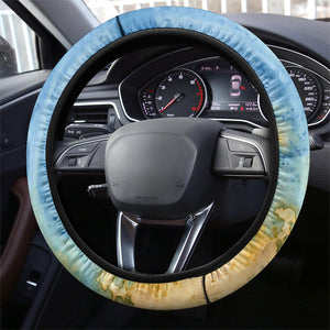 Somalia Liberation Unity Steering Wheel Cover Soomaaliya Script Peace Dove Watercolor