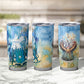 Somalia Liberation Unity Tumbler Cup Soomaaliya Script Peace Dove Watercolor