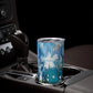 Somalia Liberation Unity Tumbler Cup Soomaaliya Script Peace Dove Watercolor