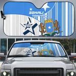 Somalia Independence Day 1960 Auto Sun Shade Somali Coat Of Arms Star - Land Of The Brave