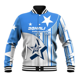 Somalia Independence Day 1960 Baseball Jacket Somali Coat Of Arms Star - Land Of The Brave
