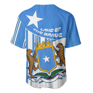 Somalia Independence Day 1960 Baseball Jersey Somali Coat Of Arms Star - Land Of The Brave