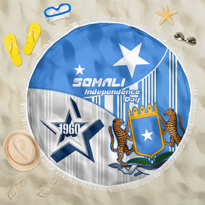 Somalia Independence Day 1960 Beach Blanket Somali Coat Of Arms Star - Land Of The Brave