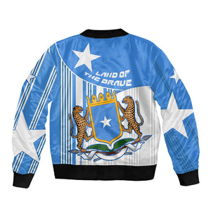 Somalia Independence Day 1960 Bomber Jacket Somali Coat Of Arms Star - Land Of The Brave