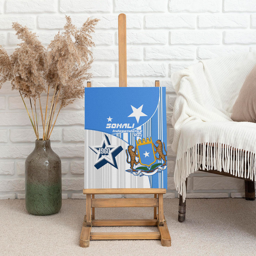 Somalia Independence Day 1960 Canvas Wall Art Somali Coat Of Arms Star - Land Of The Brave