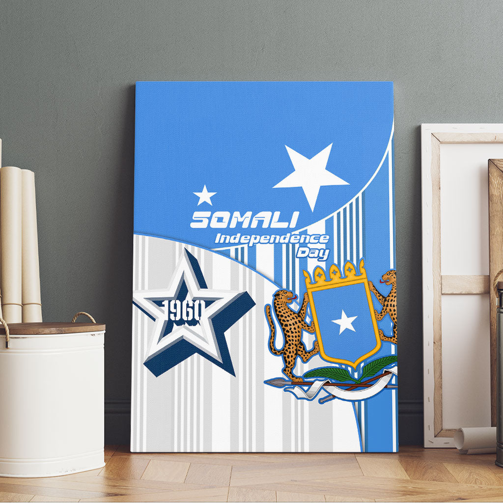 Somalia Independence Day 1960 Canvas Wall Art Somali Coat Of Arms Star - Land Of The Brave