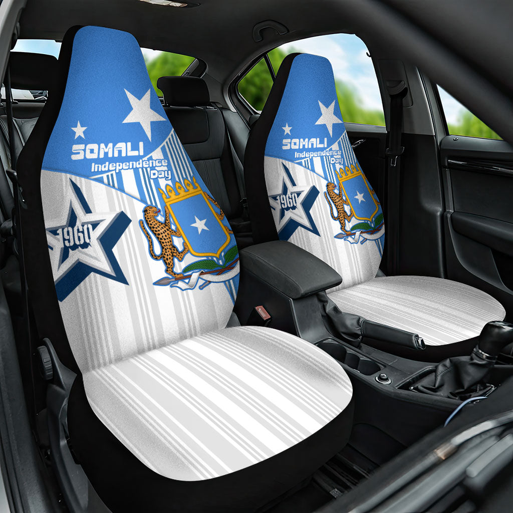 Somalia Independence Day 1960 Car Seat Cover Somali Coat Of Arms Star - Land Of The Brave