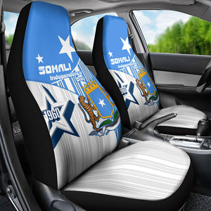 Somalia Independence Day 1960 Car Seat Cover Somali Coat Of Arms Star - Land Of The Brave