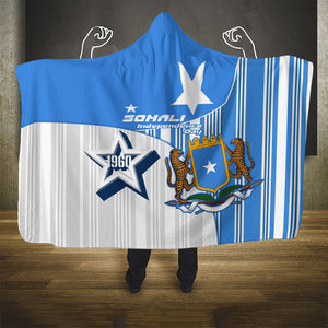 Somalia Independence Day 1960 Hooded Blanket Somali Coat Of Arms Star - Land Of The Brave