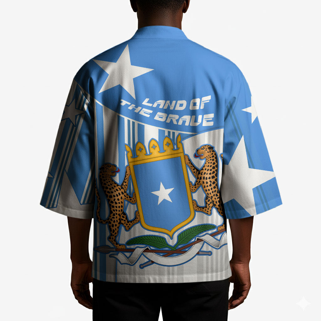 Somalia Independence Day 1960 Kimono Somali Coat Of Arms Star - Land Of The Brave