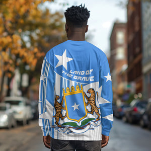 Somalia Independence Day 1960 Long Sleeve Shirt Somali Coat Of Arms Star - Land Of The Brave