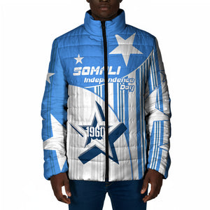 Somalia Independence Day 1960 Padded Jacket Somali Coat Of Arms Star - Land Of The Brave