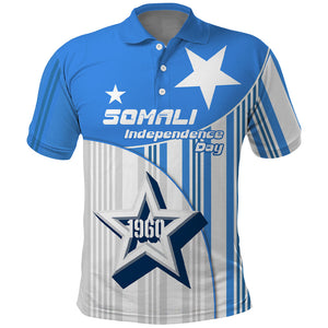 Somalia Independence Day 1960 Polo Shirt Somali Coat Of Arms Star - Land Of The Brave